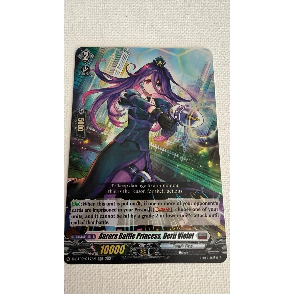 Aurora Battle Princess, Derii Violet Trading Card